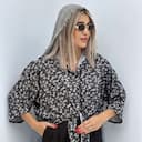 10391 شومیز گره ای بنفشه 