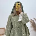 10390 شومیز گلدار عروسکی