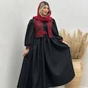 8094 ست پیراهن و جلیقه یلدا