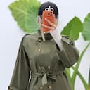 10553بارونی یقه ایستاده هلما